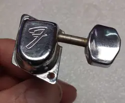 VINTAGE FENDER 70S F STAMPED STRATOCASTER TELECASTER TUNING MACHINE HEAD CHROME