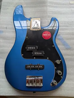 FENDER SQUIER AFFINITY PRECISION PJ BASS BODY LAKE PLACID BLUE FULLY LOADED!