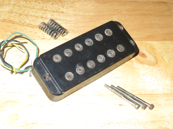 G&L 1984 USA BLACK MFD HUMBUCKER BRIDGE PICKUP