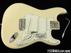 FENDER ALBERT HAMMOND JR 70S RI STRATOCASTER STRAT LOADED BODY OLYMPIC WHITE
