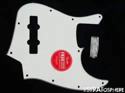 FENDER SQUIER AFFINITY JAZZ J BASS WHITE PICKGUARD BASS GUITAR