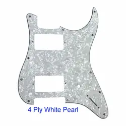 FOR US FENDER JIM ROOT STRATOCASTER GUITAR PICKGUARD, 4PLY WHITE PEARL