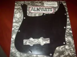 NEW - PICKGUARD FOR FENDER MEXICAN STANDARD JAZZ BASS, 3-PLY - BLACK