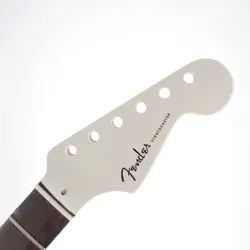 FENDER AMERICAN SHOWCASE STRATOCASTER NECK ROSEWOOD OLYMPIC PEARL FRETBOARD WEAR
