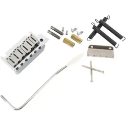 FENDER AMERICAN STRATOCASTER ELECTRIC GUITAR TREMOLO BRIDGE ASSEMBLY, CHROME