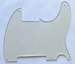GUITAR PICKGUARD FOR FENDER ESQUIRE VINTAGE TELE 5 HOLE BLANK CLEAR TRANSPARENT