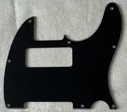CUSTOM FOR FENDER 62 TELE WITH P90 PICKUP GUITAR PICKGUARD 3-PLY BLACK