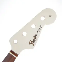 FENDER AMERICAN VINTAGE II '66 JAZZ BASS NECK ROSEWOOD OLYMPIC WHITE HEADSTOCK