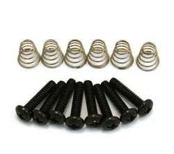 BLACK PICKUP/SWITCH SCREWS/SPRINGS FOR FENDER STRATOCASTER/STRAT GS-0007-003