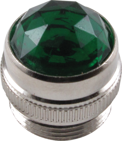GREEN VINTAGE F STYLE AMPLIFIER PILOT LAMP JEWEL TUBE AMP LIGHT LENS