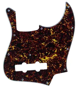BROWN TORTOISE FOR FENDER GEDDY LEE JAZZ BASS GUITAR PICKGUARD SCRATCH PLATE