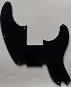 FOR FIT FENDER TELECASTER PRECISION BASS STYLE GUITAR PICKGUARD 5 PLY BLACK