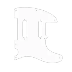 CUSTOM PICKGUARD FOR FENDER DELUXE NASHVILLE TELECASTER WHITE/BLACK/WHITE