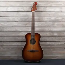 FENDER MALIBU CLASSIC AGED CHERRY BURST ACOUSTIC GUITAR GREAT CONDITION