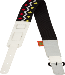 GENUINE FENDER GEORGE HARRISON ROCKY LEATHER GUITAR STRAP