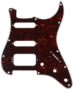 4-PLY TORTOISE PICKGUARD FOR FENDER STRATOCASTER STRAT HSS/SSH OPEN HUMBUCKER