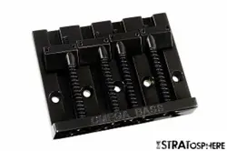 NEW OMEGA BADASS BASS 2 STYLE BRIDGE FOR FENDER PRECISION JAZZ BLACK BB-3350-003