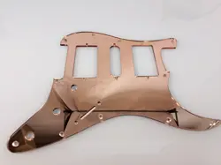 ROSE GOLD MIRROR ACRYLIC , 11 HOLE, HSH PICKGUARD FITS FENDER STRAT STRATOCASTER