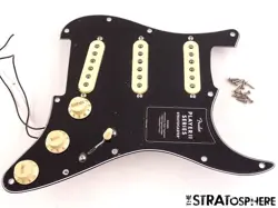FENDER PLAYER II STRAT LOADED PICKGUARD, PICKUPS, STRATOCASTER ALNICO BLACK.