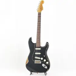 FENDER CUSTOM SHOP  2017 LIMITED BLACK ROASTED DUAL MAG STRATOCASTER RELIC