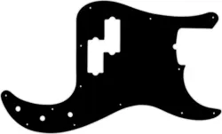 WD CUSTOM PICKGUARD FOR FENDER AMERICAN PERFORMER PRECISION BASS #03 BLACK/WH...