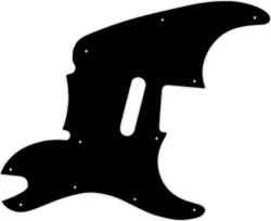 WD CUSTOM PICKGUARD FOR SQUIER BY FENDER 2013-PRESENT '51 #03 BLACK/WHITE/BLACK