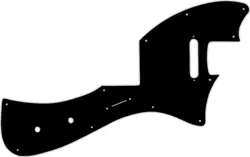 WD CUSTOM PICKGUARD FOR FENDER PARALLEL UNIVERSE METEORA #03 BLACK/WHITE/BLACK