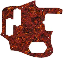 WD CUSTOM PICKGUARD FOR FENDER AMERICAN STANDARD JAGUAR BASS #05P TORTOISE SH...