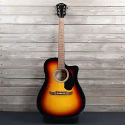 FENDER FA-125CE DREADNAUGHT ACOUSTIC GUITAR AS IS BROKEN ELECTRONICS