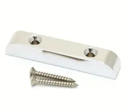 HIPSHOT NICKEL FINSH BRASS BASS THUMBREST THUMB REST FOR FENDER P/JAZZ 7T000N