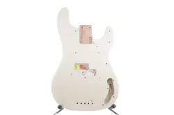 FENDER AMERICAN ORIGINAL 60'S PRECISION BASS BODY ALDER OLYMPIC WHITE NITRO