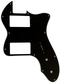 CUSTOM FOR FENDER TELECASTER '72 THINLINE GUITAR PICKGUARD,3 PLY BLACK
