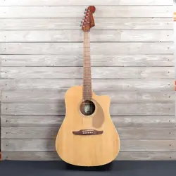 FENDER REDONDO PLAYER ACOUSTIC GUITAR AS IS TOP CRACK