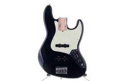 FENDER AMERICAN PRO II JAZZ BASS BODY BLACK FINISH FULLY LOADED!