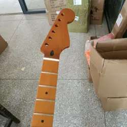 ROASTED MAPLE ST GUITAR NECK PART 22 FRET 25.5 INCH FOR FENDER REPLACE MATTE