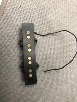 VINTAGE FENDER GREY BOTTOM JAZZ BASS PICKUP 1960S 1970S ?