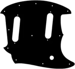 WD CUSTOM PICKGUARD FOR FENDER AMERICAN PERFORMER MUSTANG #03 BLACK/WHITE/BLACK