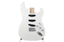 FENDER AERODYNE STRATOCASTER BODY BRIGHT WHITE FULLY LOADED MADE IN JAPAN