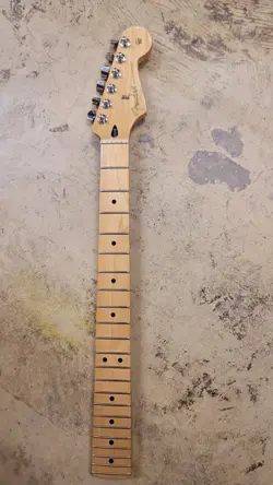 FENDER PLAYER STRATOCASTER NECK AND TUNERS MAPLE BOARD 2022 22 FRETS MEXICO