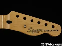 FENDER SQUIER AFFINITY SERIES TELECASTER NECK, PARTS FOR TELE MN MAPLE.