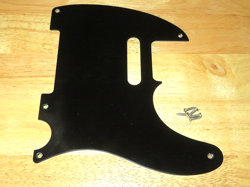 FENDER 2004 USA BLACK 1 PLY BLACK AMERICAN VINTAGE 52 TELECASTER PICKGUARD