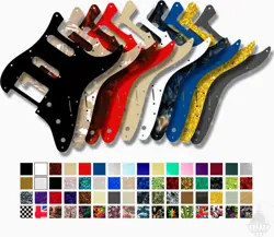 WD CUSTOM PICKGUARD FOR SINGLE HUMBUCKER, DUAL SINGLE COIL FENDER STRATOCASTER