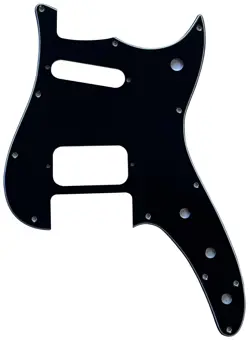 NEW 3 PLY BLACK FOR FENDER DUO-SONIC OFFSET HS STYLE GUITAR PICKGUARD