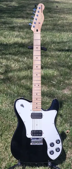 2021 FENDER SQUIER AFFINITY TELECASTER ELECTRIC GUITAR - WHITE PICK GUARD- BLACK