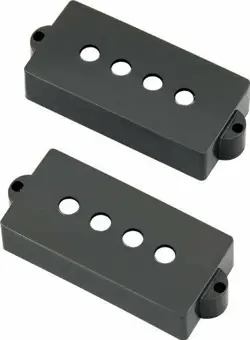 GENUINE FENDER ORIGINAL '57'/'62 P PRECISION BASS PICKUP COVERS SET - BLACK