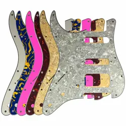 PARTS FOR US LEFT HANDED FENDER STRAT HSS GUITAR PICKGUARD  MULTICOLOR CHOICE