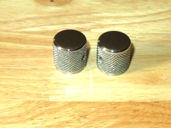 FENDER 1975 CHROME TELECASTER OR PRECISION BASS CONTROL KNOBS
