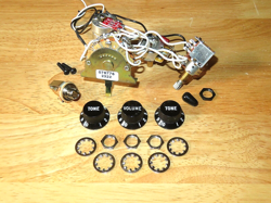FENDER 2024 USA BLACK AMERICAN PRO STRATOCASTER ELECTRONIC CONTROL POTS HARNESS