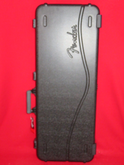 FENDER 2024 USA BLACK DELUXE MOLDED STRATOCASTER OR TELECASTER HARDSHELL CASE