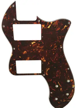 GUITAR PARTS FOR FENDER TELE CLASSIC PLAYER THINLINE GUITAR PICKGUARD BROWN